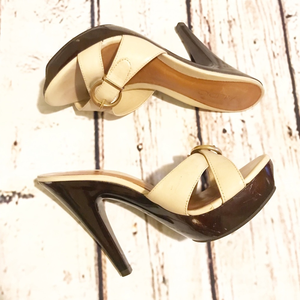 Aldo Open Toe Heels Size 6